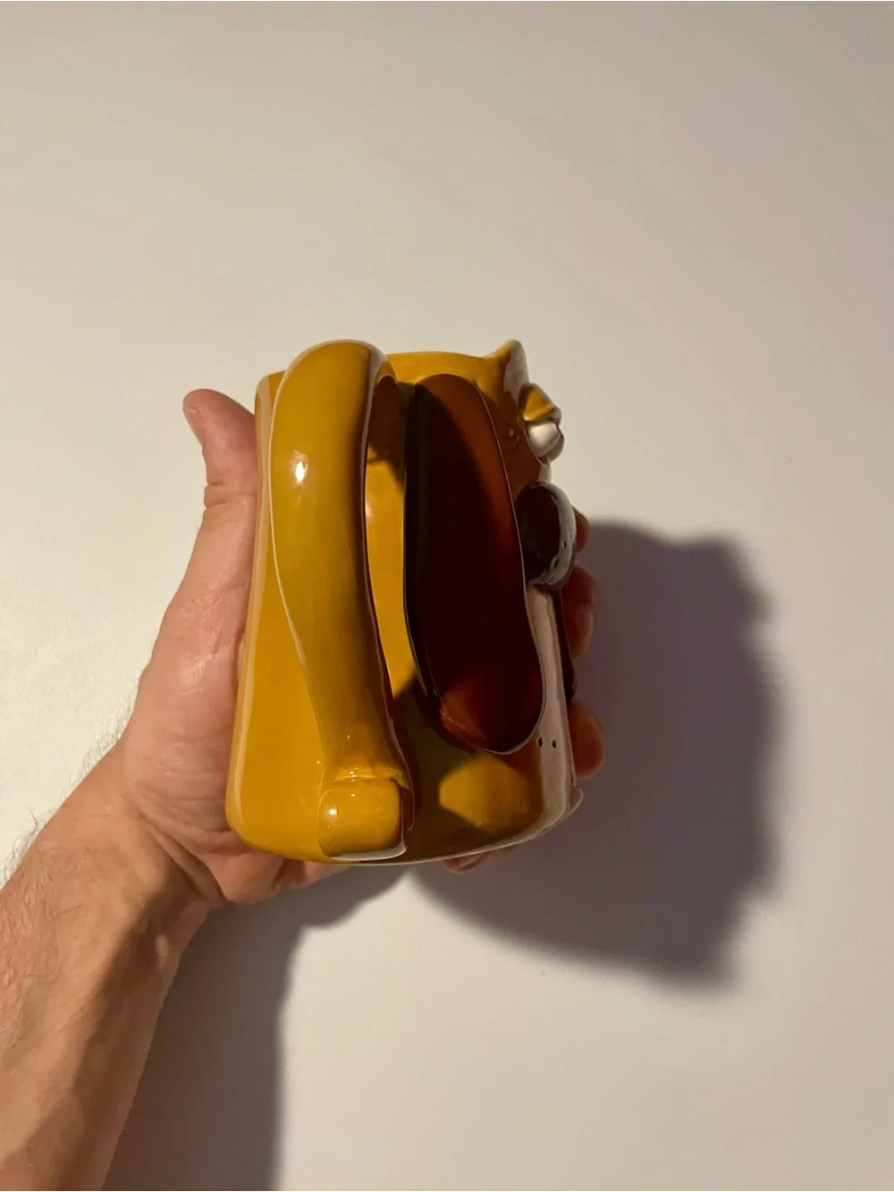 Vintage Douglas Ceramic Basset Hound Dog Novelty 3D Coffee Mug Tea Cup Signed